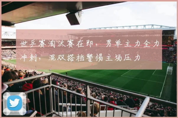 世乒赛淘汰赛在即,男单主力全力冲刺,混双搭档警惕主场压力 - 虎扑体育推荐